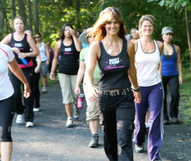 Women walking together