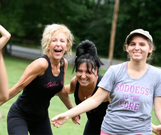 Women laughing