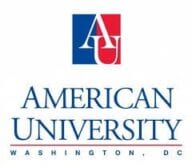 A logo of american university washington, dc.